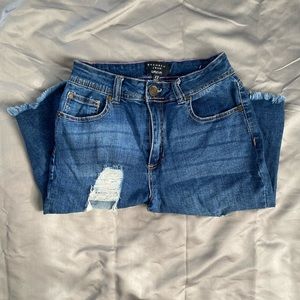 Dark Washed Jean shorts